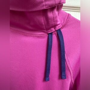 Rbx Active Women's Cowl Neck light Sweatshirt Sz S Thumb Holes Purple Pink